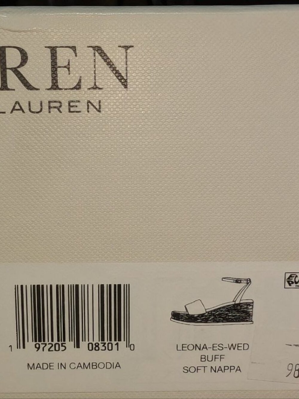 Lauren Ralph Lauren Leona Espadrille Platform Wedge Sandal US Size 9.5 - Picture 13 of 13